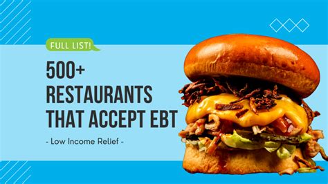 Restaurants that DON&x27;T Accept EBT. . Restaurants accepting ebt near me